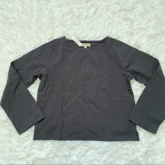 New Madewell Boatneck Tee Shirt Black XS - Picture 2 of 7